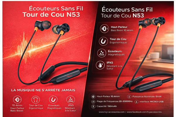 Écouteurs Sans Fil N53