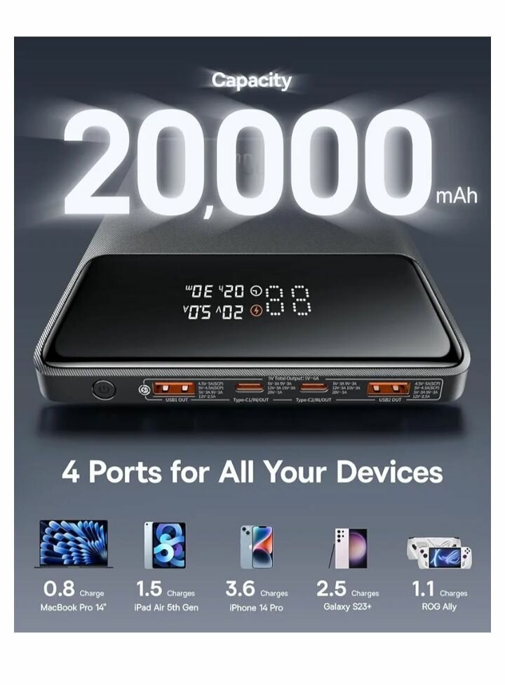 Baseus Balade 1 100W 2000mAh