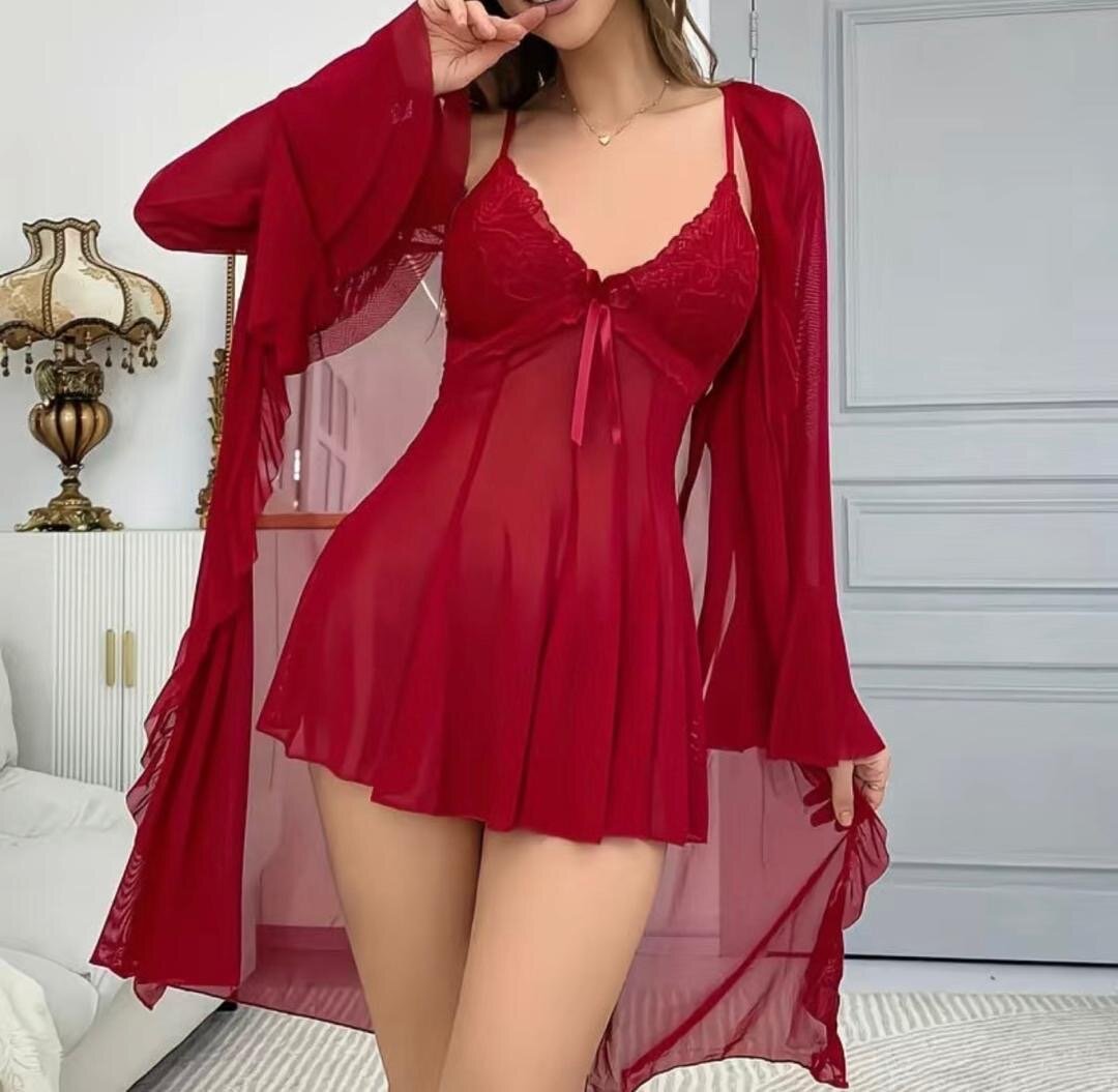 Ensemble lingerie sexy en dentelle