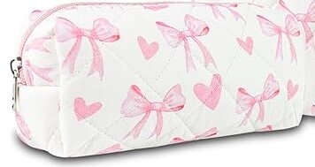 Trousse maquillage motifs nœuds