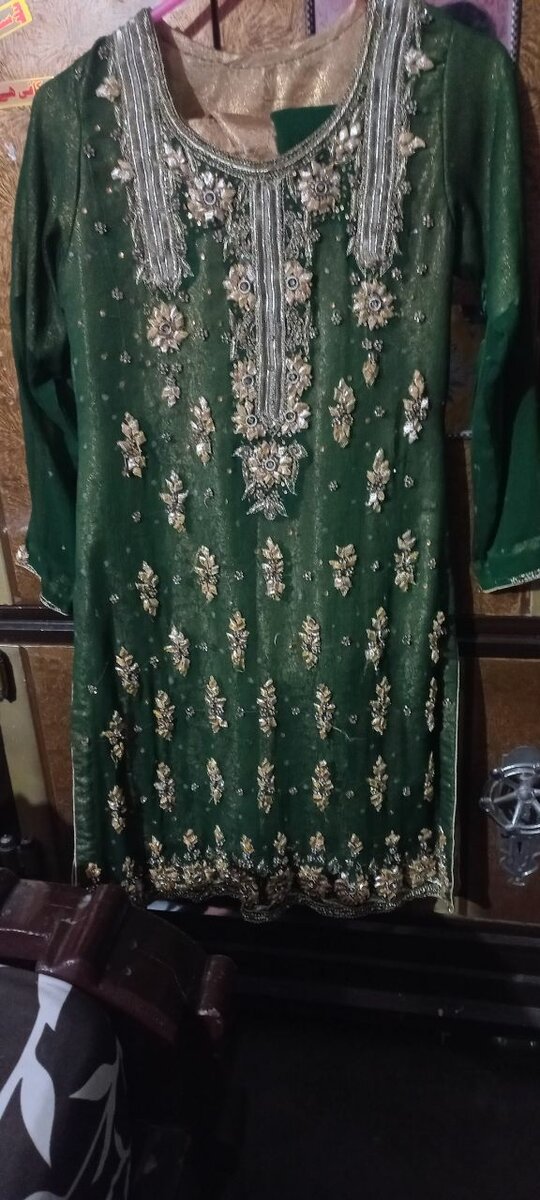 Hand embroidered suit