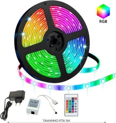 Bande LED RGB 5m Télécommande