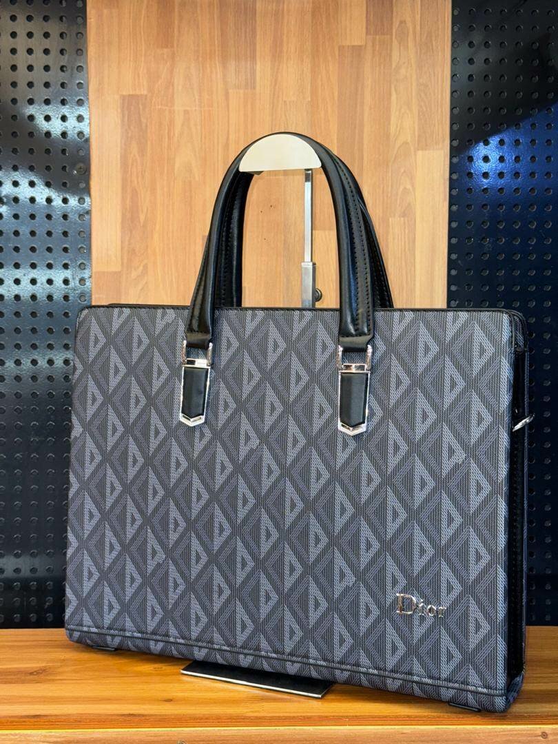 Dior Leather Corporate/File/Laptop bag