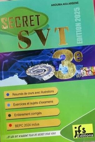 Manuel Secret SVT 3ème