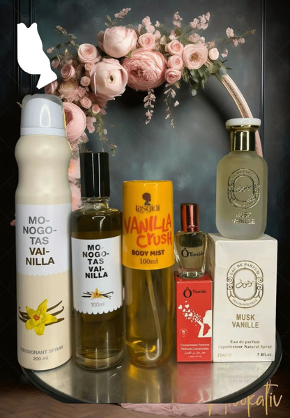 Collection parfums vanille