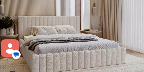 Lit capitonnée moderne 3 place