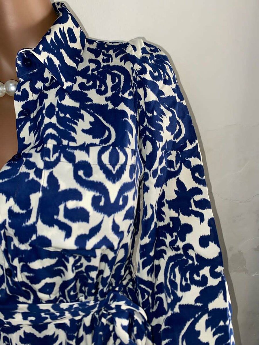 Robe mi longue imprimée