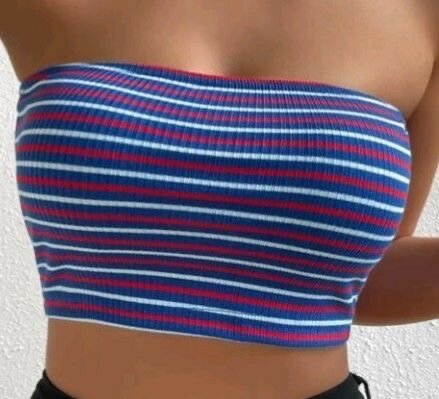 Top bandeau femme coloré