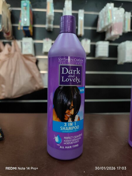 Dark and Lovely Shampooing 3 en 1
