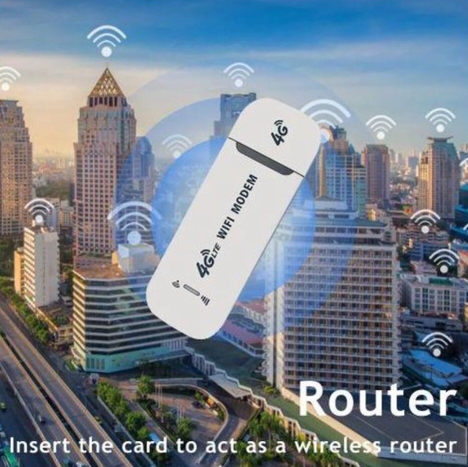 Universal 4G LTE WiFi Modem - Black