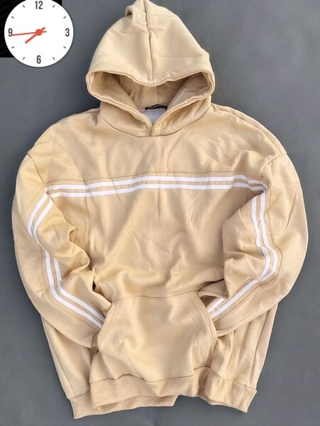 Sweat à Capuche Beige Stylé