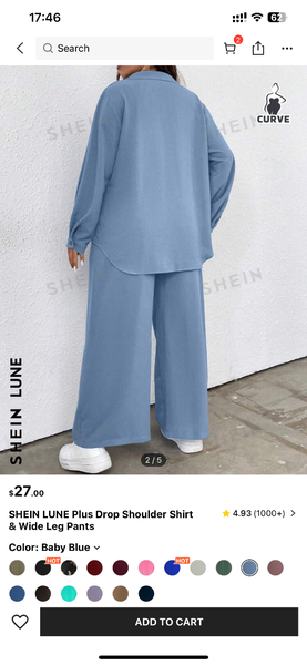 Co-ord set from Shein brand new 2xl size