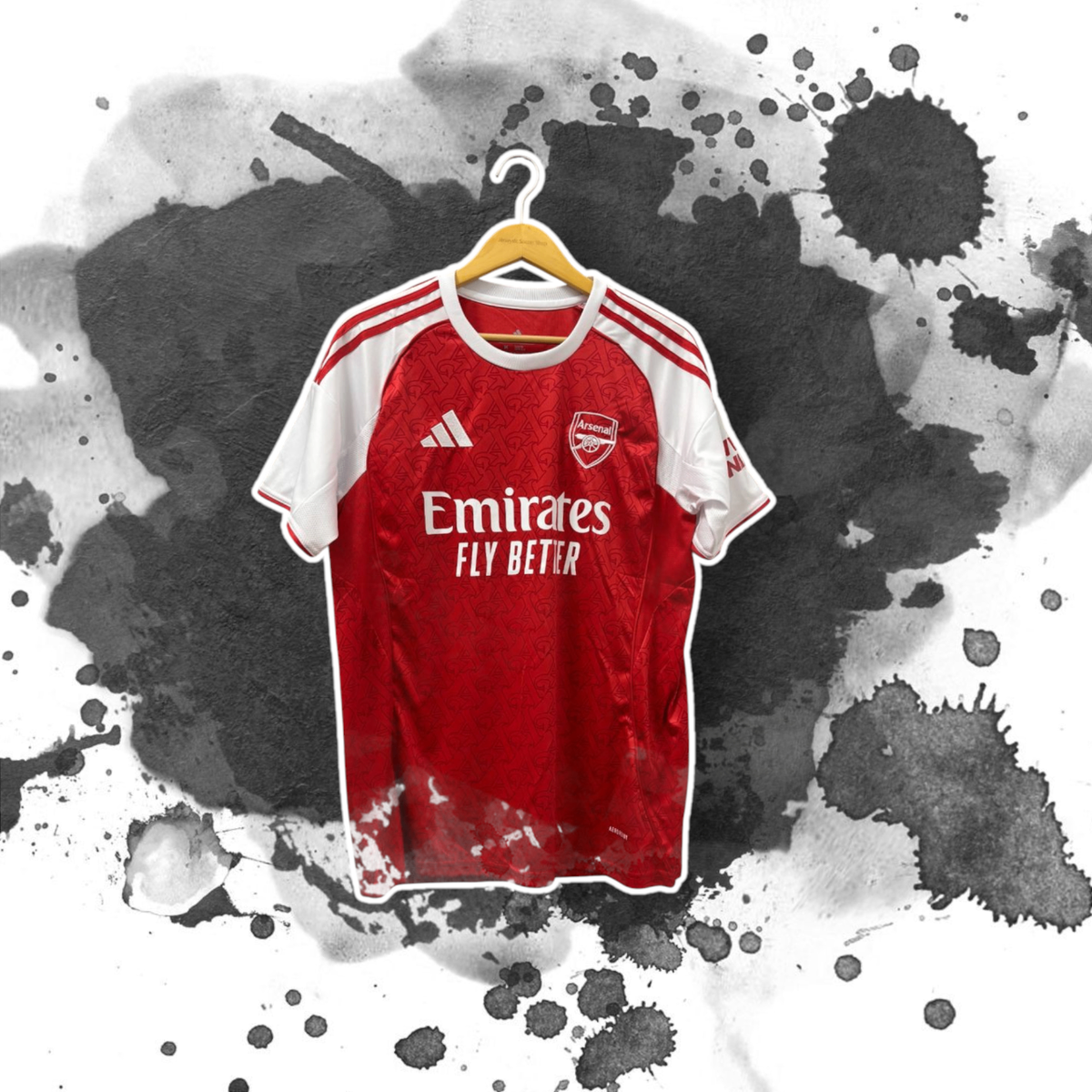 Maillot de football rouge