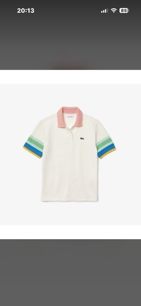 Polo élégant multicolore
