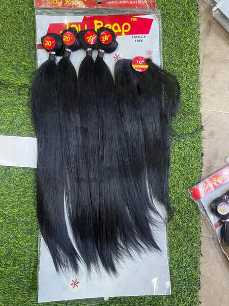 Extensions cheveux lisses noirs