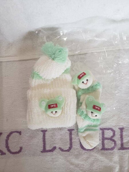 Ensemble hiver bébé mignon