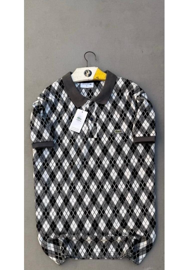 Polo-shirt en losange élégant