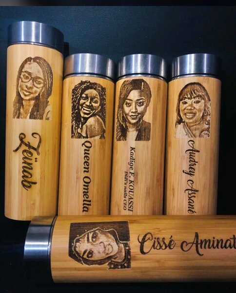 Customized Bamboo flask