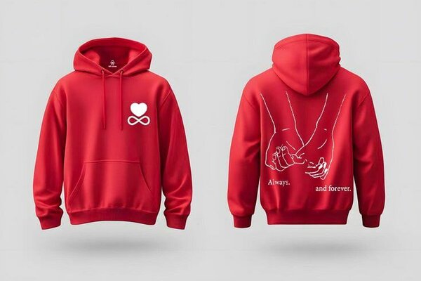 Sweat à Capuche Amoureux