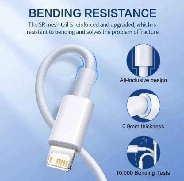 Cable USB POUR IPHONE LIGHTNING USB