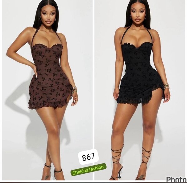 Robe longue en crochet élégante