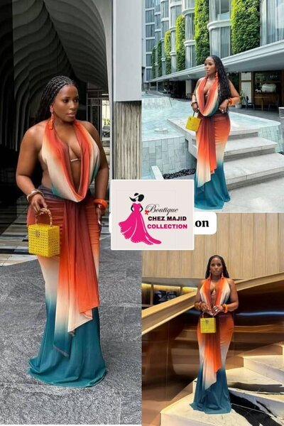 Robe Maxi Dégradé Été