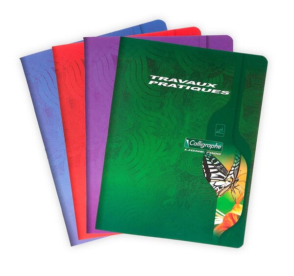 Cahiers pratiques colorés A4