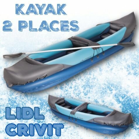 Kayak gonflable 2 places Crivit