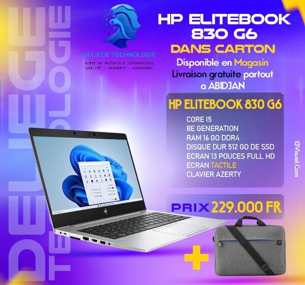 HP EliteBook 830 G6 i5 13''