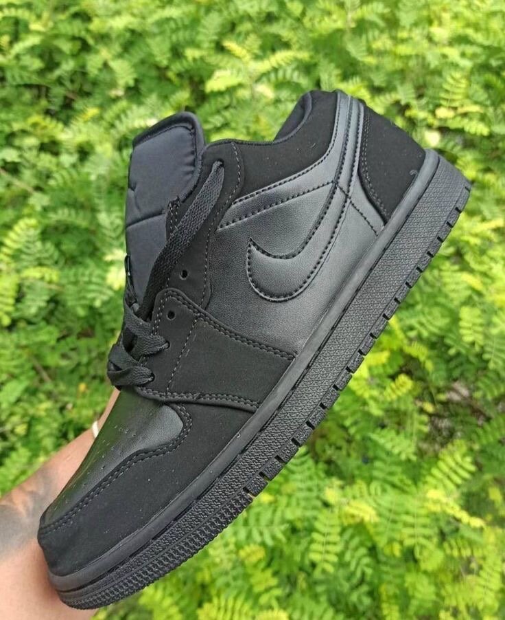 Nike Air Jordan 1 Low - Baskets en noir