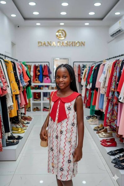 Robe Fille Motif Floral Élégant