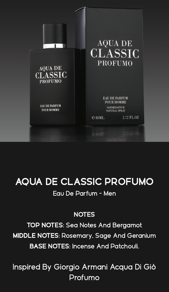 Aqua De Classic Profumo Homme