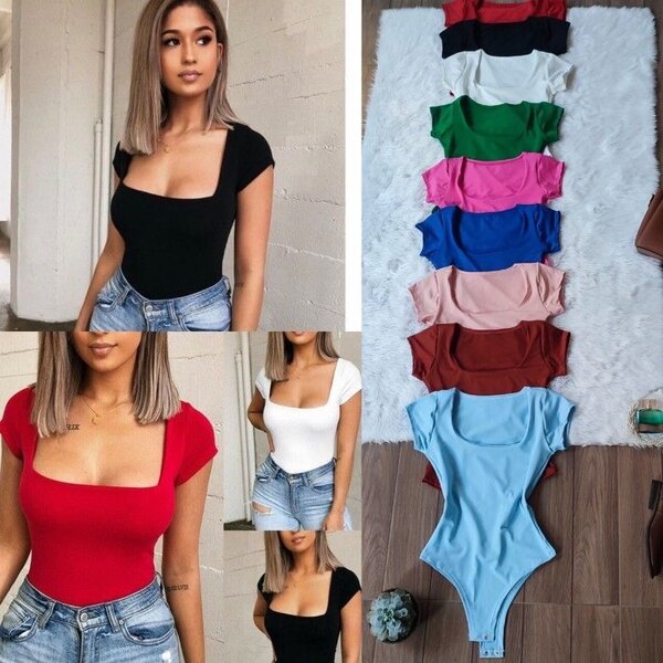 Body féminin chic en plusieurs couleurs