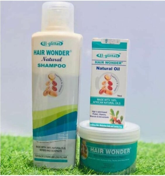 Hair wonder shampoo. Cream and Oil.