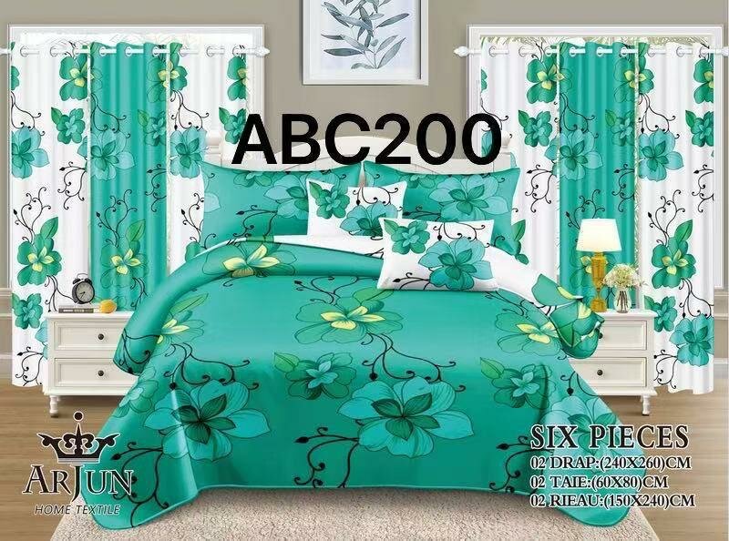 2 draps de lit 3 places+2 taie