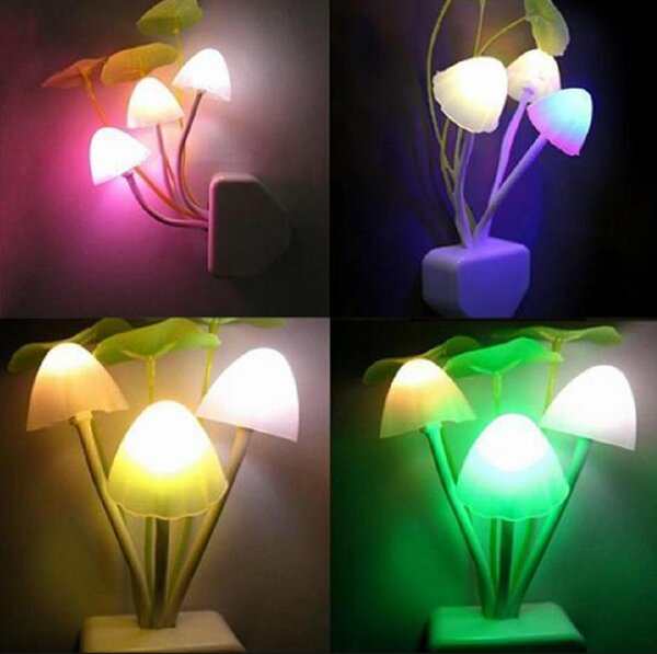 Automatic Sensor Light Night Color Changing Romantic Flower