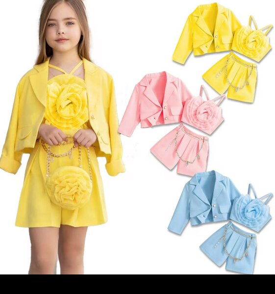 Ensemble Fille Élégant 3 Pièces