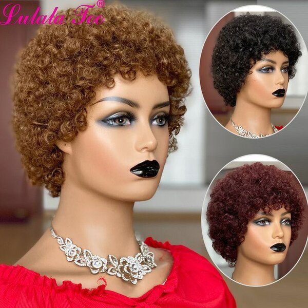 Perruque Afro Courte Bouclée