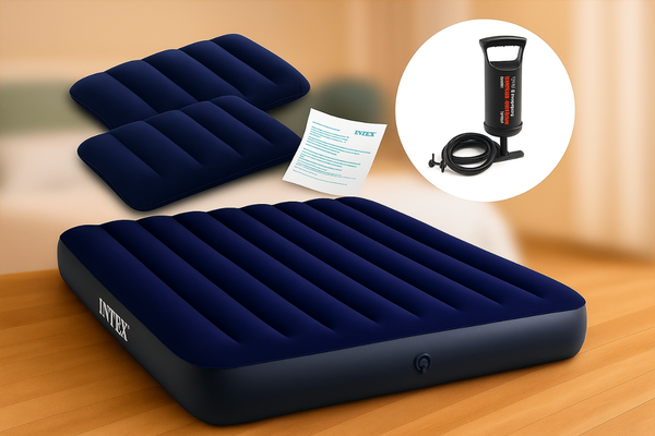 Matelas Gonflable 1 place+pomp