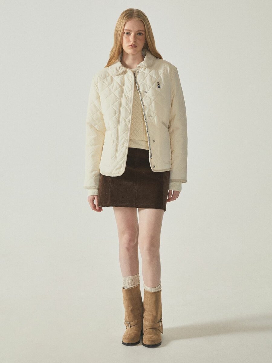 Стёганая куртка от корейского бренда Whoau.