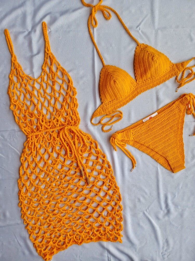 Robe de plage crochet bohème