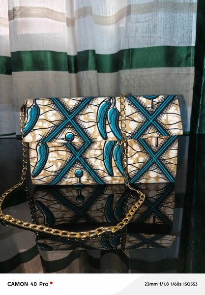 Sac à main en wax coloré