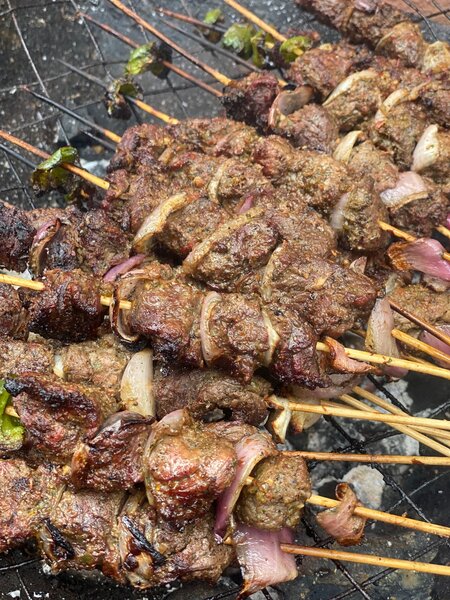 Brochettes de Viande BBQ