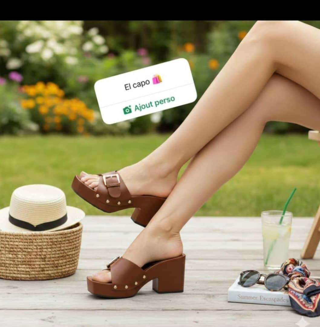 Sandales Femme Confortables à Talons