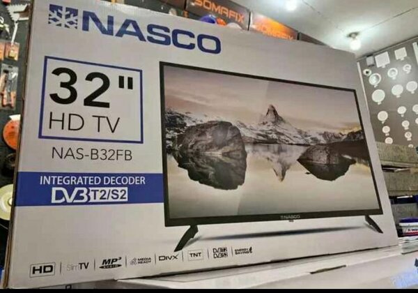 NASCO 32'' TV NAS-B32FB DVB T2/S2