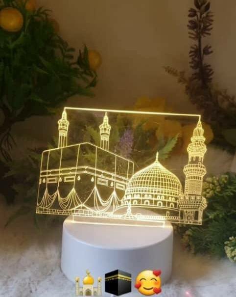 Veilleuse LED Masjid en Acrylique