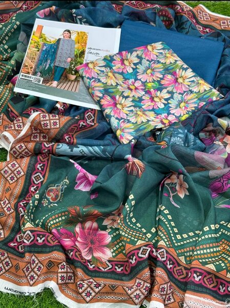 Lady's Lawn 3pc Unstich Suit