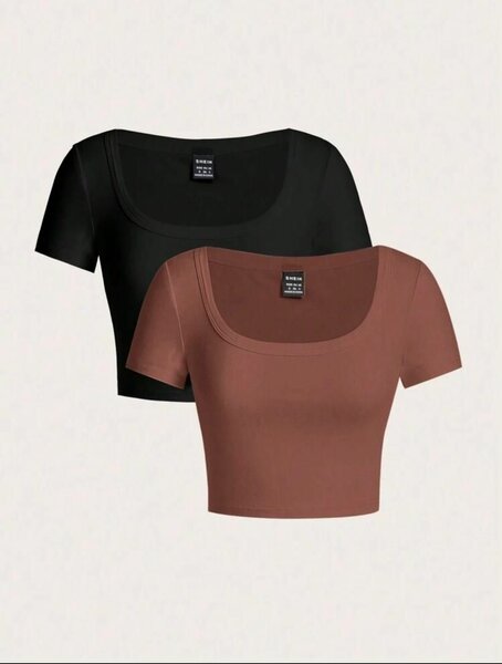 long, short sleeves crop tops