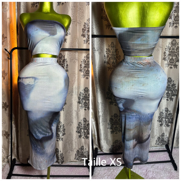 Robe Bandage Imprimée XS