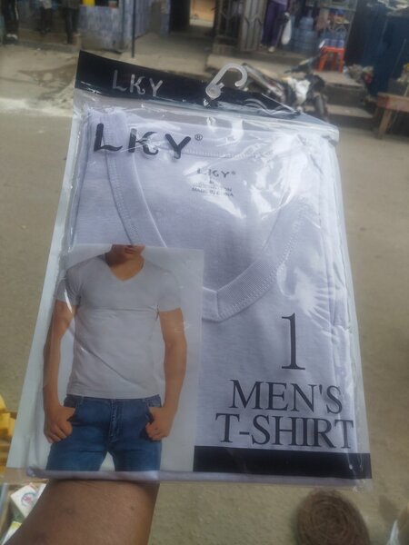 T-shirt blanc homme LKY
